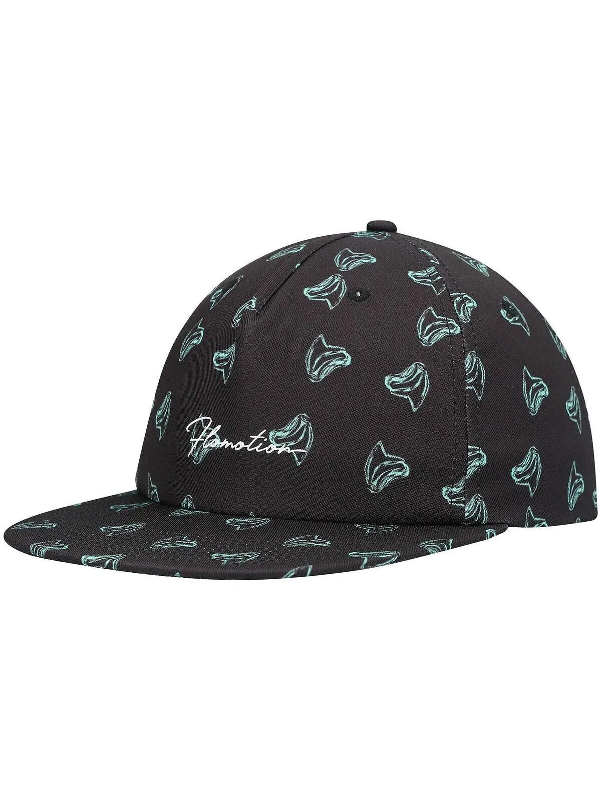 Мужская черная кепка с зубами Snapback Flomotion — изображение 1 из 4, черный