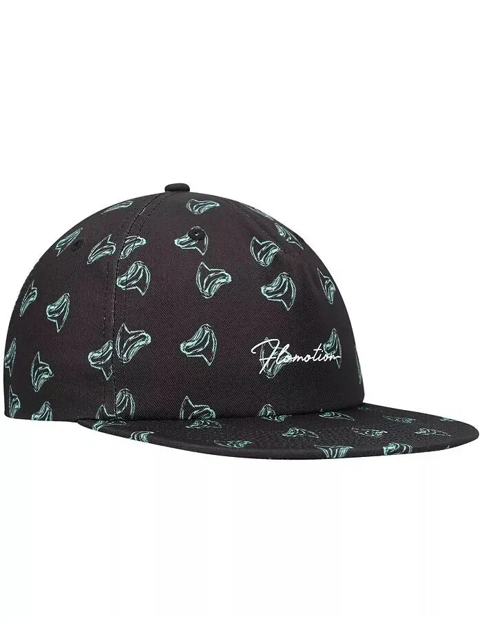 Мужская черная кепка с зубами Snapback Flomotion — изображение 3 из 4
