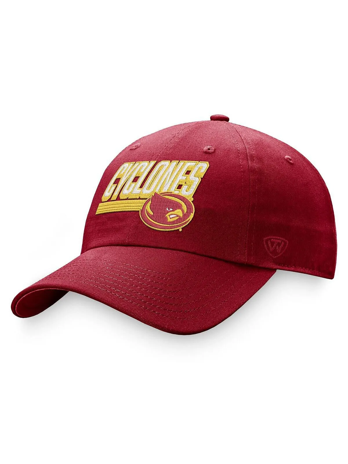 Мужская регулируемая шляпа Cardinal Iowa State Cyclones Slice Top of the World — изображение 1 из 2, красный
