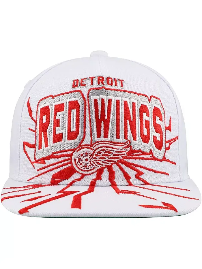 Бейсболка Detroit Red Wings After Shock для подростков, белая Mitchell & Ness — изображение 5 из 5