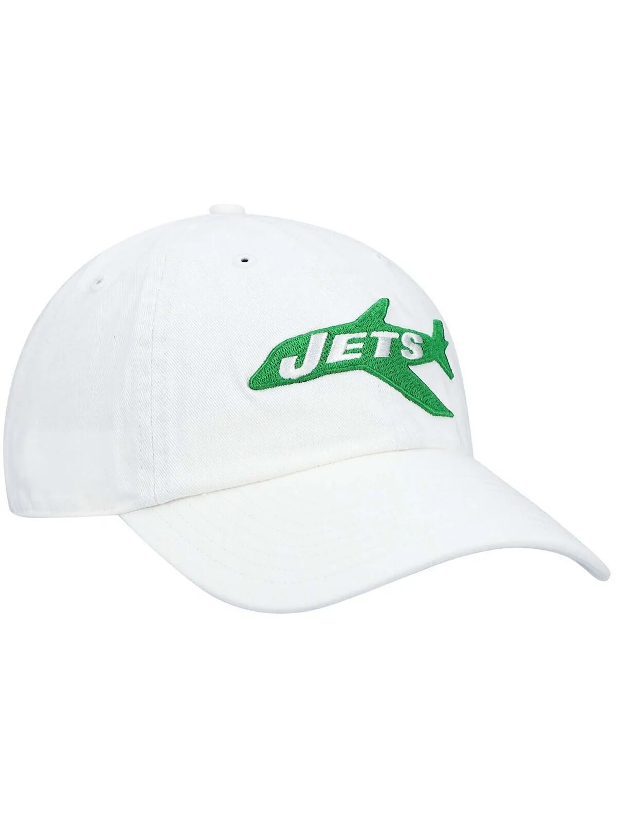 Мужская белая регулируемая кепка New York Jets Clean Up Legacy '47 Brand — изображение 3 из 4, белый