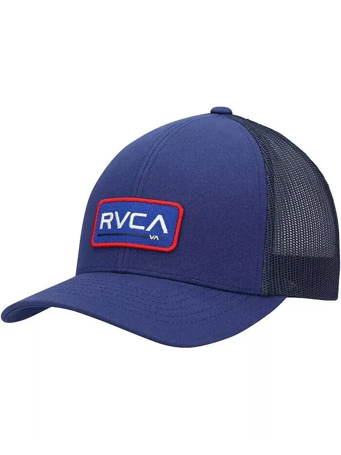 Мужская темно-синяя кепка с логотипом Ticket Trucker III Snapback Rvca — изображение 1 из 3