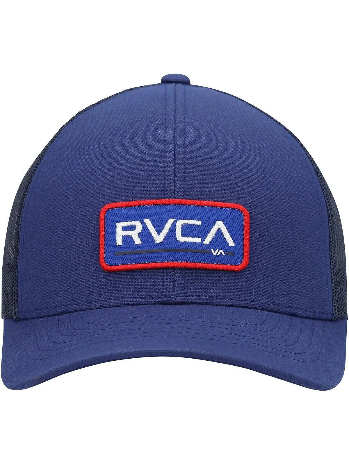 Мужская темно-синяя кепка с логотипом Ticket Trucker III Snapback RVCA — изображение 2 из 3, темно-синий