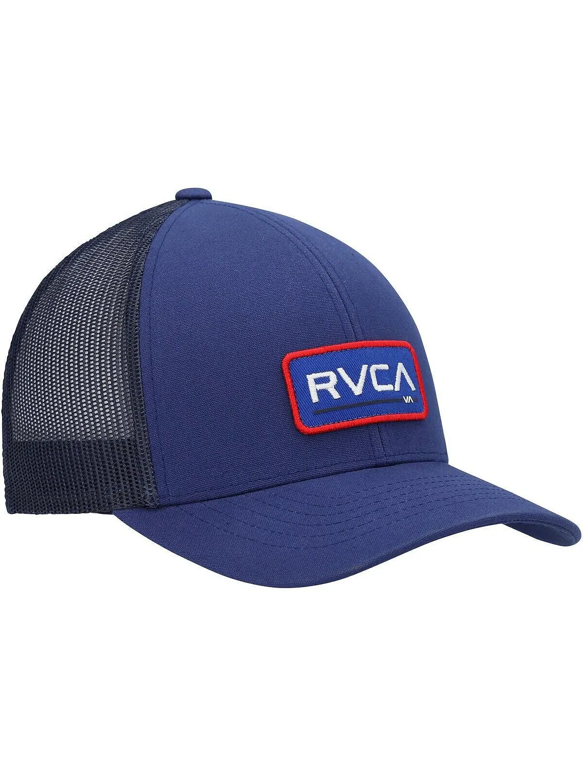 Мужская темно-синяя кепка с логотипом Ticket Trucker III Snapback RVCA — изображение 3 из 3, темно-синий