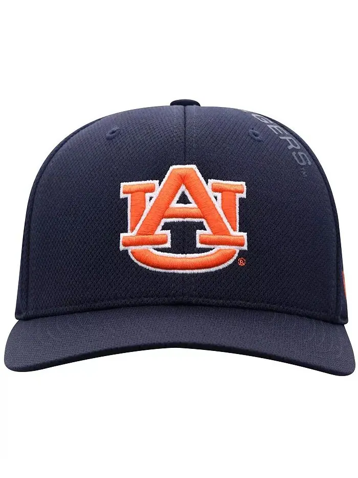 Мужская темно-синяя шапка Auburn Tigers Reflex 2.0 Flex Fit Top of the World — изображение 2 из 4