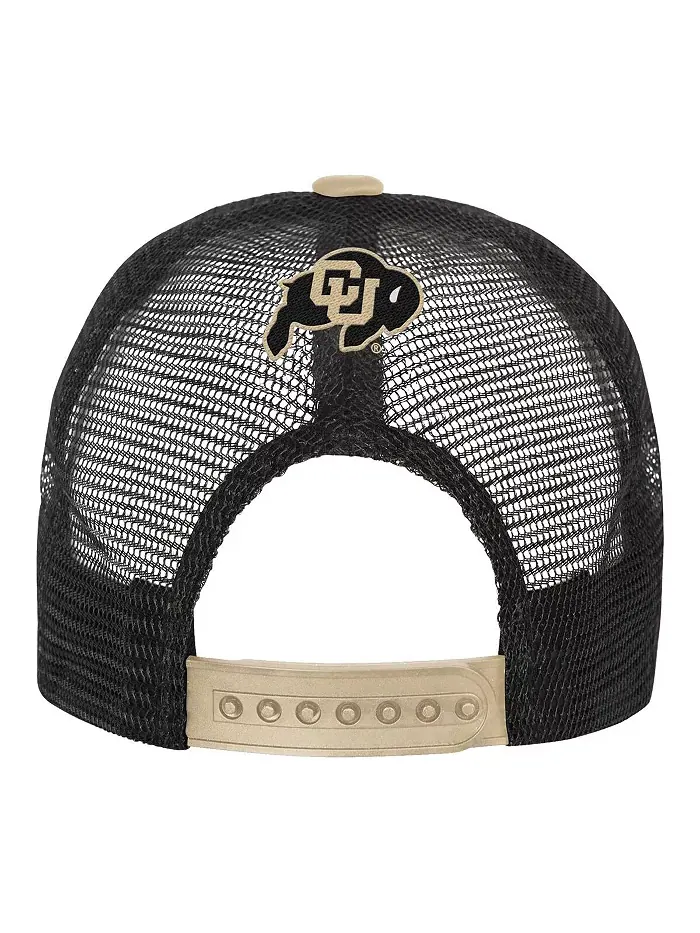Кепка дальнобойщика Colorado Buffaloes Modern Fan для больших мальчиков и девочек, черная/кремовая — изображение 2 из 3