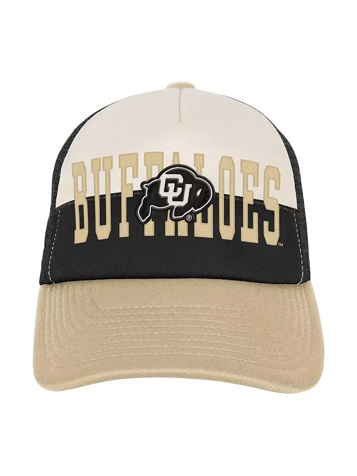 Кепка дальнобойщика Colorado Buffaloes Modern Fan для больших мальчиков и девочек, черная/кремовая — изображение 3 из 3