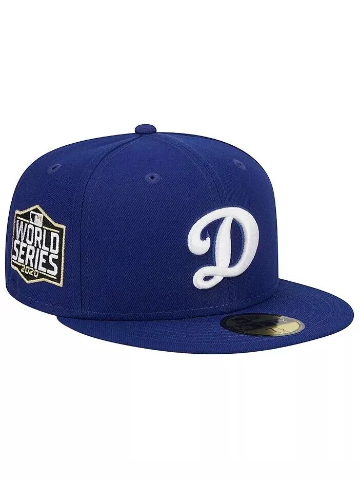 Мужская шляпа с альтернативным логотипом Royal Los Angeles Dodgers World Series 2020, цвет 59FIFTY