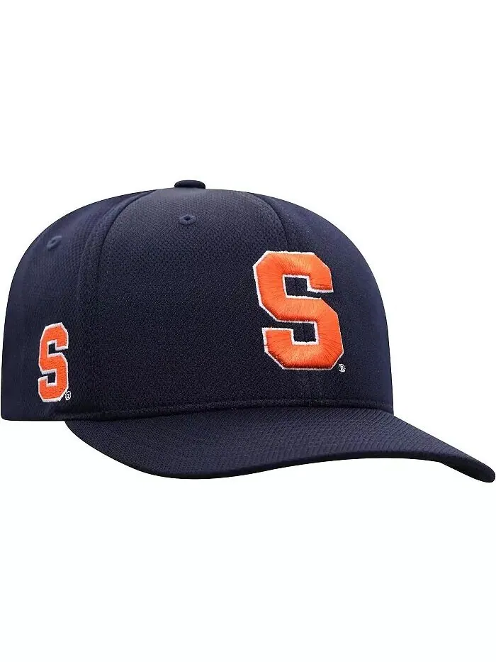 Мужская темно-синяя бейсболка Syracuse Orange Reflex Logo Flex Top of the World — изображение 3 из 4