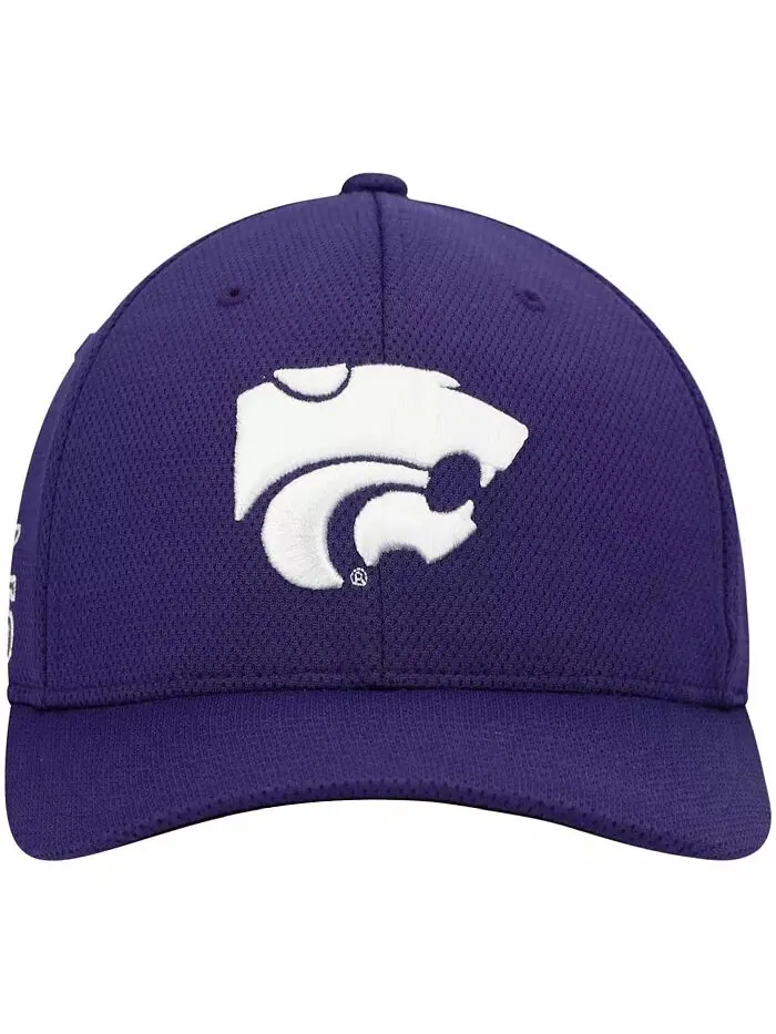 Мужская фиолетовая шляпа с логотипом Kansas State Wildcats Reflex Flex Top Of The World — изображение 2 из 4