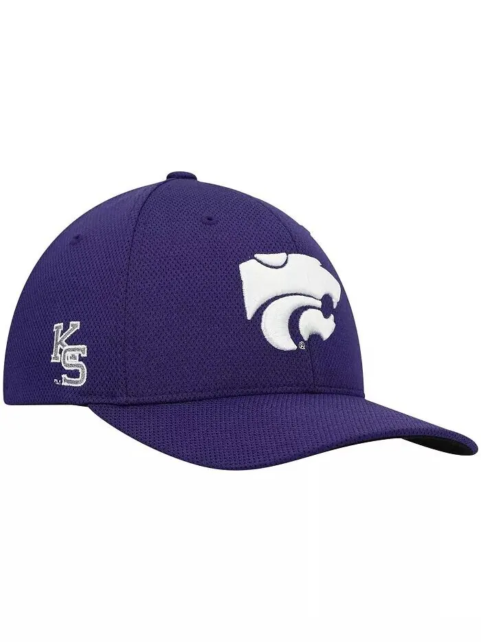 Мужская фиолетовая шляпа с логотипом Kansas State Wildcats Reflex Flex Top Of The World — изображение 3 из 4
