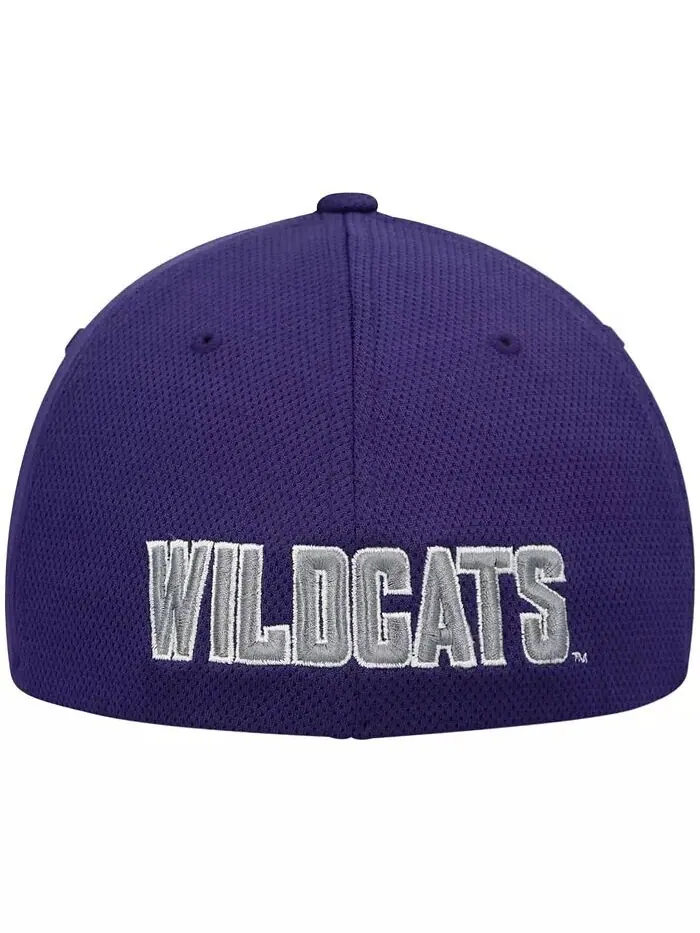 Мужская фиолетовая шляпа с логотипом Kansas State Wildcats Reflex Flex Top Of The World — изображение 4 из 4