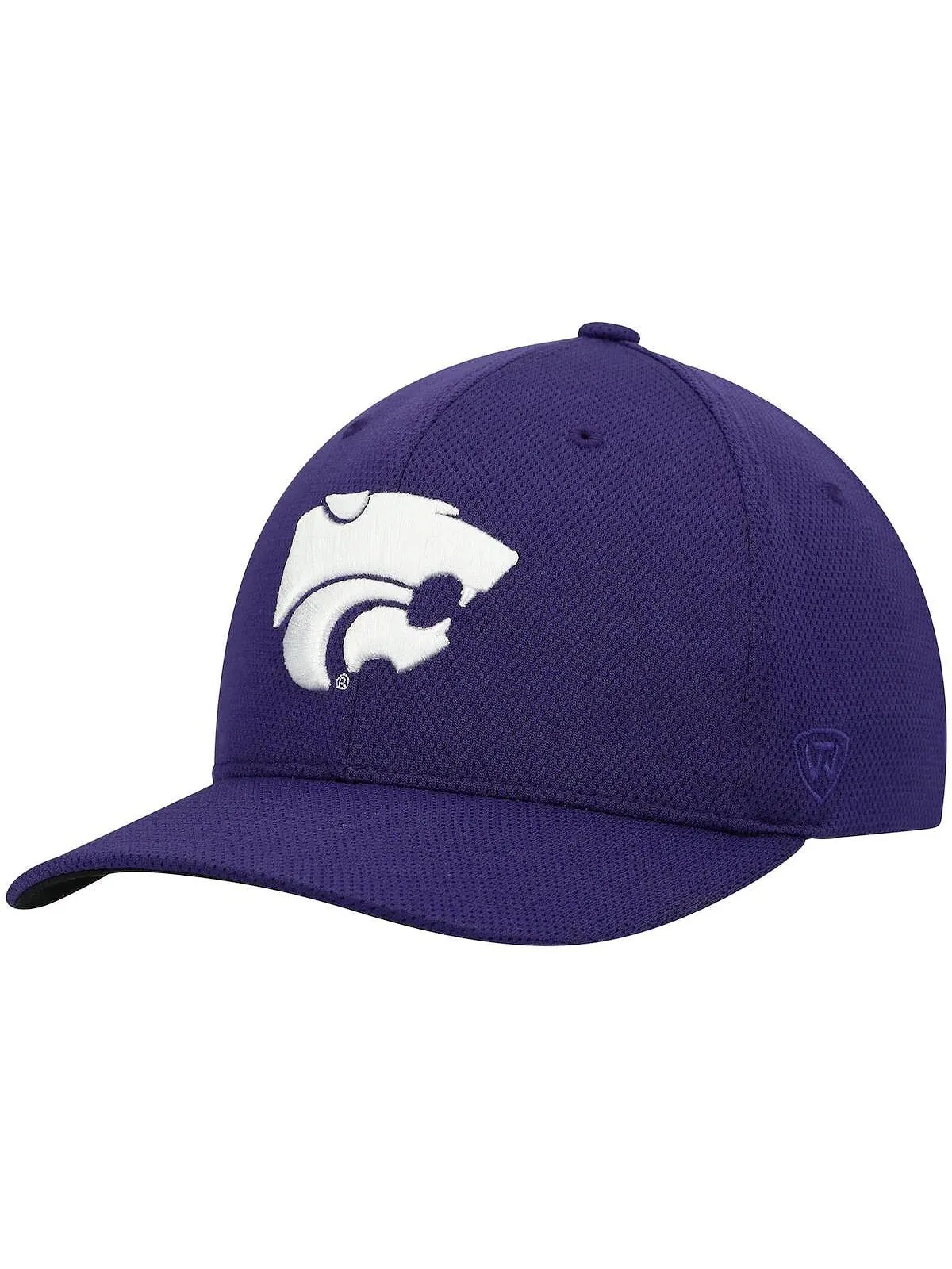 Мужская фиолетовая кепка с логотипом Kansas State Wildcats Reflex Flex Top of the World — изображение 1 из 4, фиолетовый