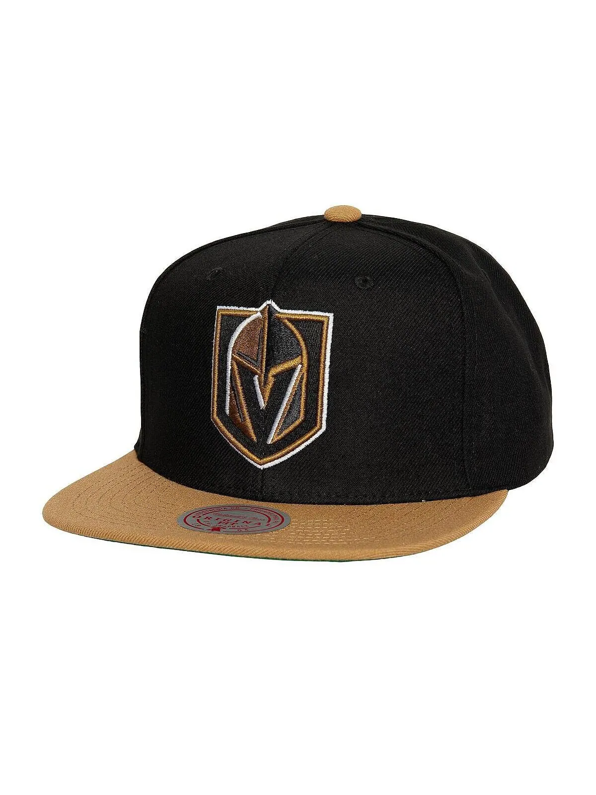 Мужская черная кепка Vegas Golden Knights Core Team Ground 2.0 Snapback Mitchell & Ness — изображение 1 из 3, черный