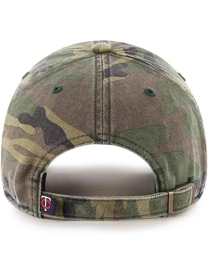 Мужская регулируемая шапка с камуфляжным принтом Minnesota Twins '47 Clean Up '47 Brand — изображение 2 из 4