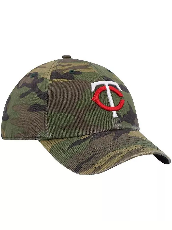 Мужская регулируемая шапка с камуфляжным принтом Minnesota Twins '47 Clean Up '47 Brand — изображение 3 из 4