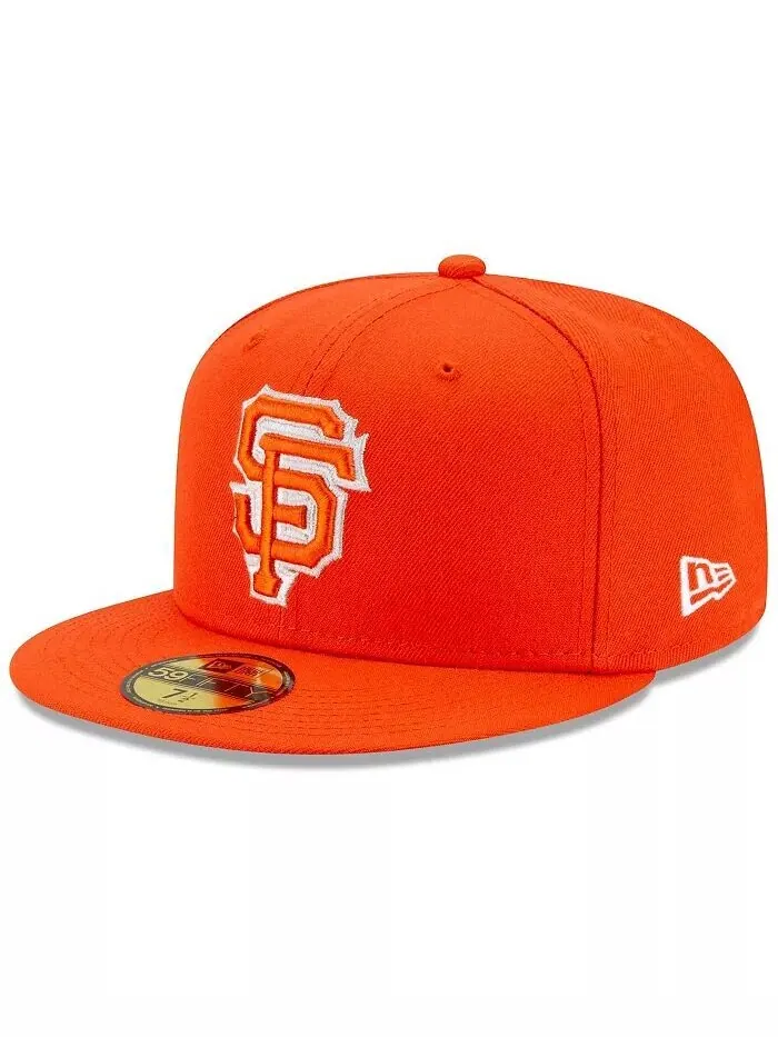 Мужская оранжевая приталенная шляпа San Francisco Giants City Connect 59FIFTY New Era — изображение 2 из 4
