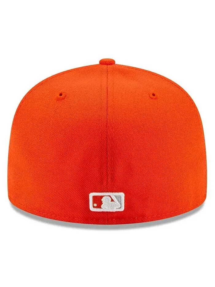 Мужская оранжевая приталенная шляпа San Francisco Giants City Connect 59FIFTY New Era — изображение 4 из 4