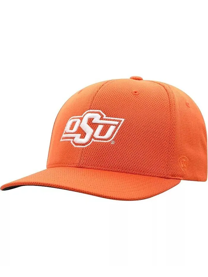 Мужская оранжевая гибкая кепка с логотипом Oklahoma State Cowboys Reflex Logo Top Of The World — изображение 1 из 4