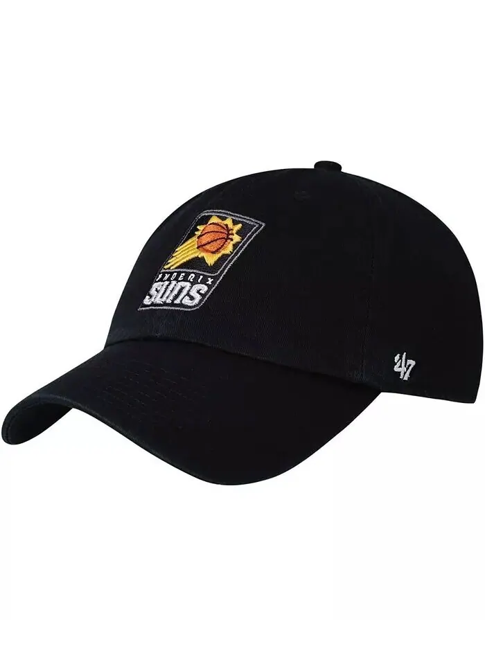 Мужская регулируемая кепка Black Phoenix Suns Team Clean-Up '47 Brand — изображение 1 из 4