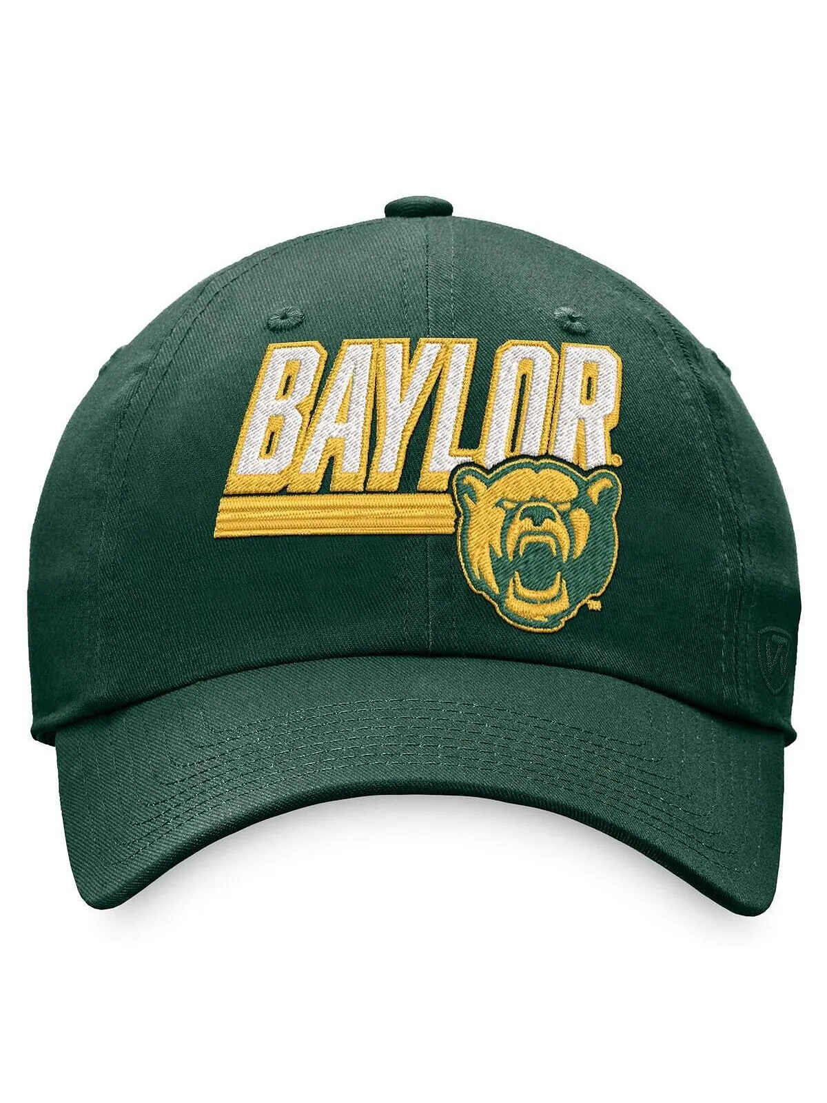 Мужская зеленая регулируемая шляпа Baylor Bears Slice Top of the World — изображение 2 из 2, зеленый