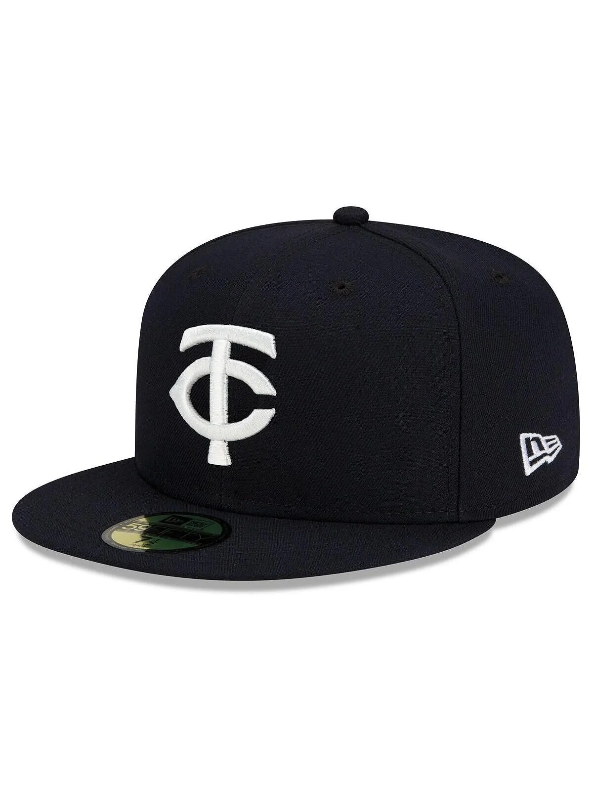 Мужская темно-синяя кепка New Era Minnesota Twins 59FIFTY Authentic Collection 2023