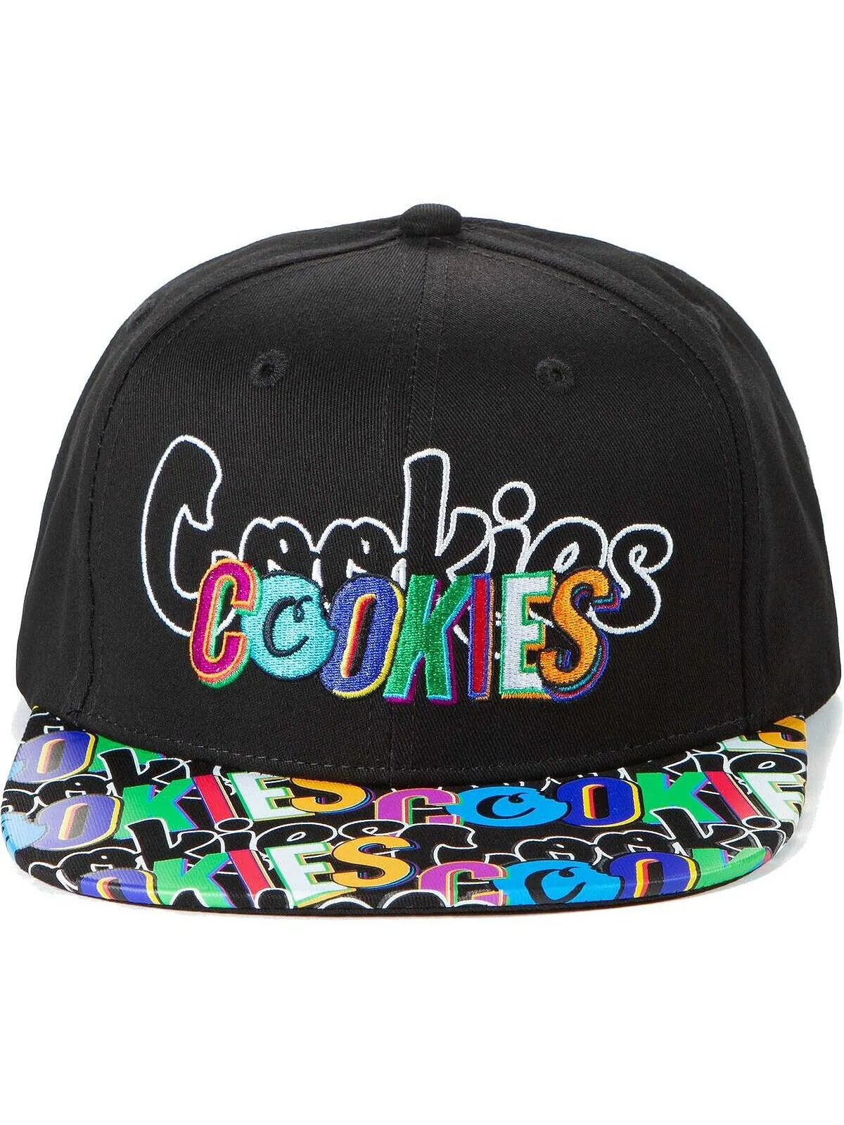 Мужская одежда Черная шляпа Snapback On The Block Cookies — изображение 2 из 4, черный