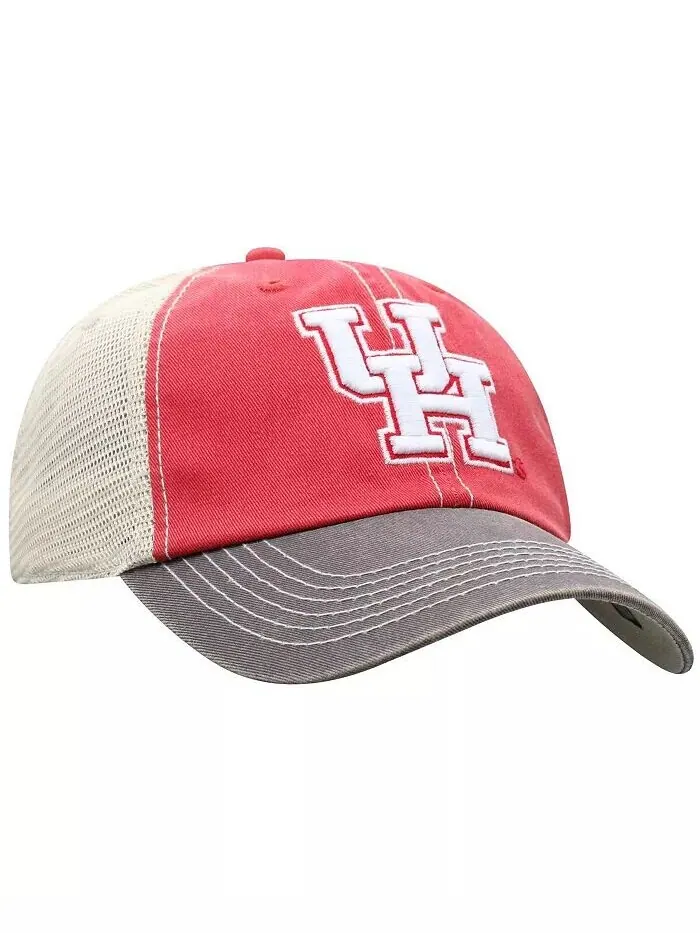 Мужская красная кепка Houston Cougars Offroad Trucker Snapback Top Of The World — изображение 3 из 4