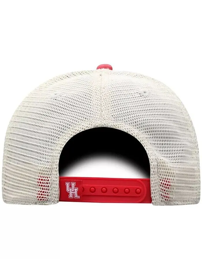 Мужская красная кепка Houston Cougars Offroad Trucker Snapback Top Of The World — изображение 4 из 4