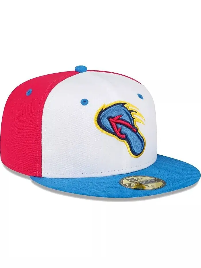 Мужская белая шляпа приталенного кроя San Antonio Missions Copa De La Diversion 59FIFTY New Era — изображение 3 из 4