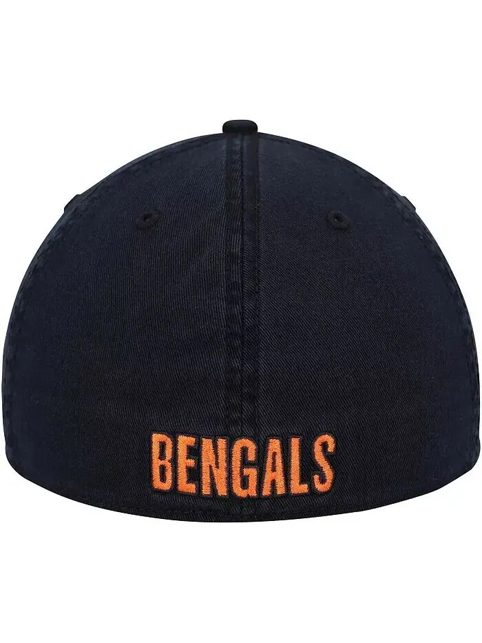 Мужская черная рваная приталенная шляпа Cincinnati Bengals Gridiron Classics Franchise Legacy '47 — изображение 4 из 4