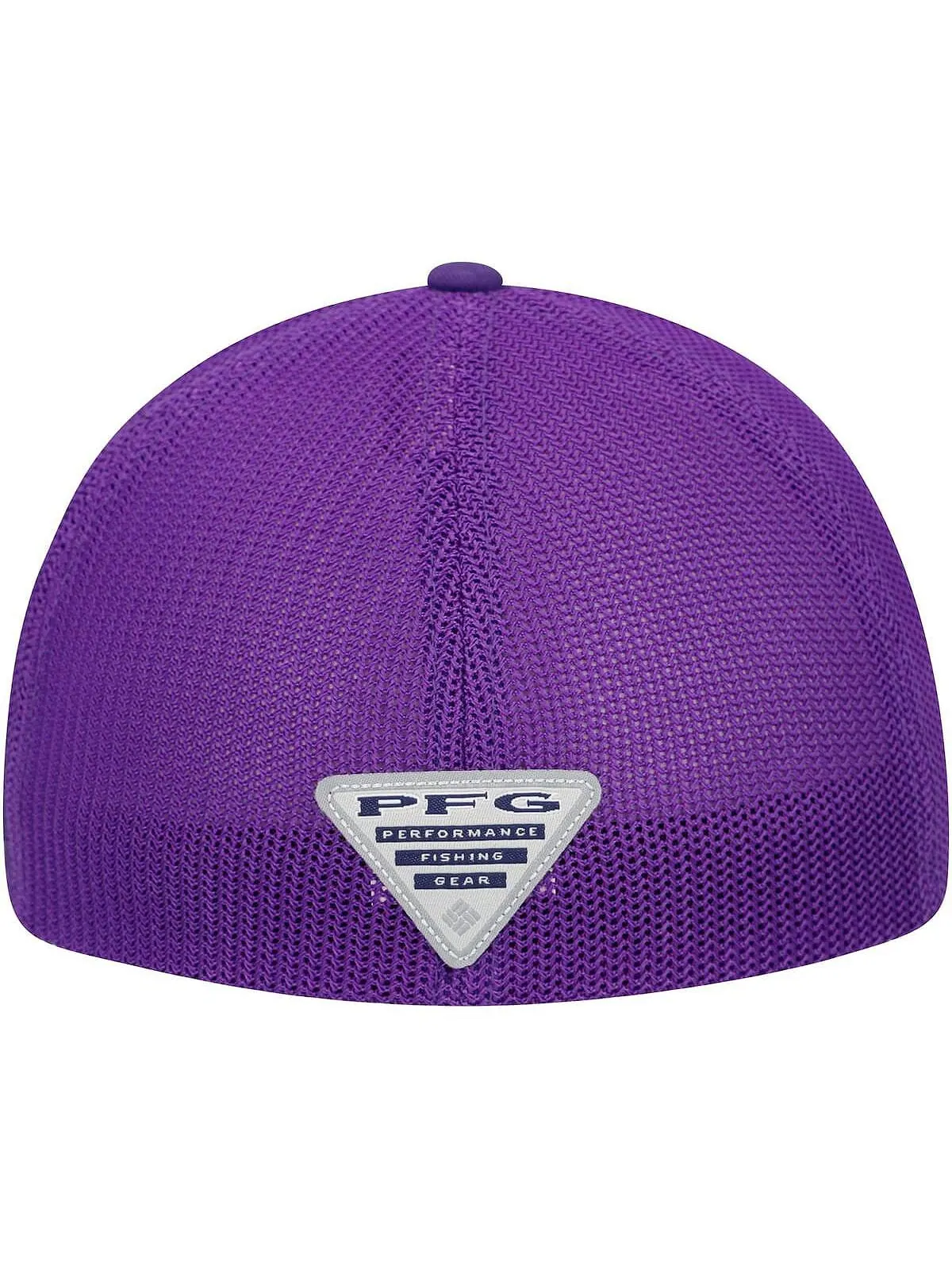 Мужская фиолетовая шляпа LSU Tigers PFG Hooks Flex Hat Columbia — изображение 4 из 4, фиолетовый