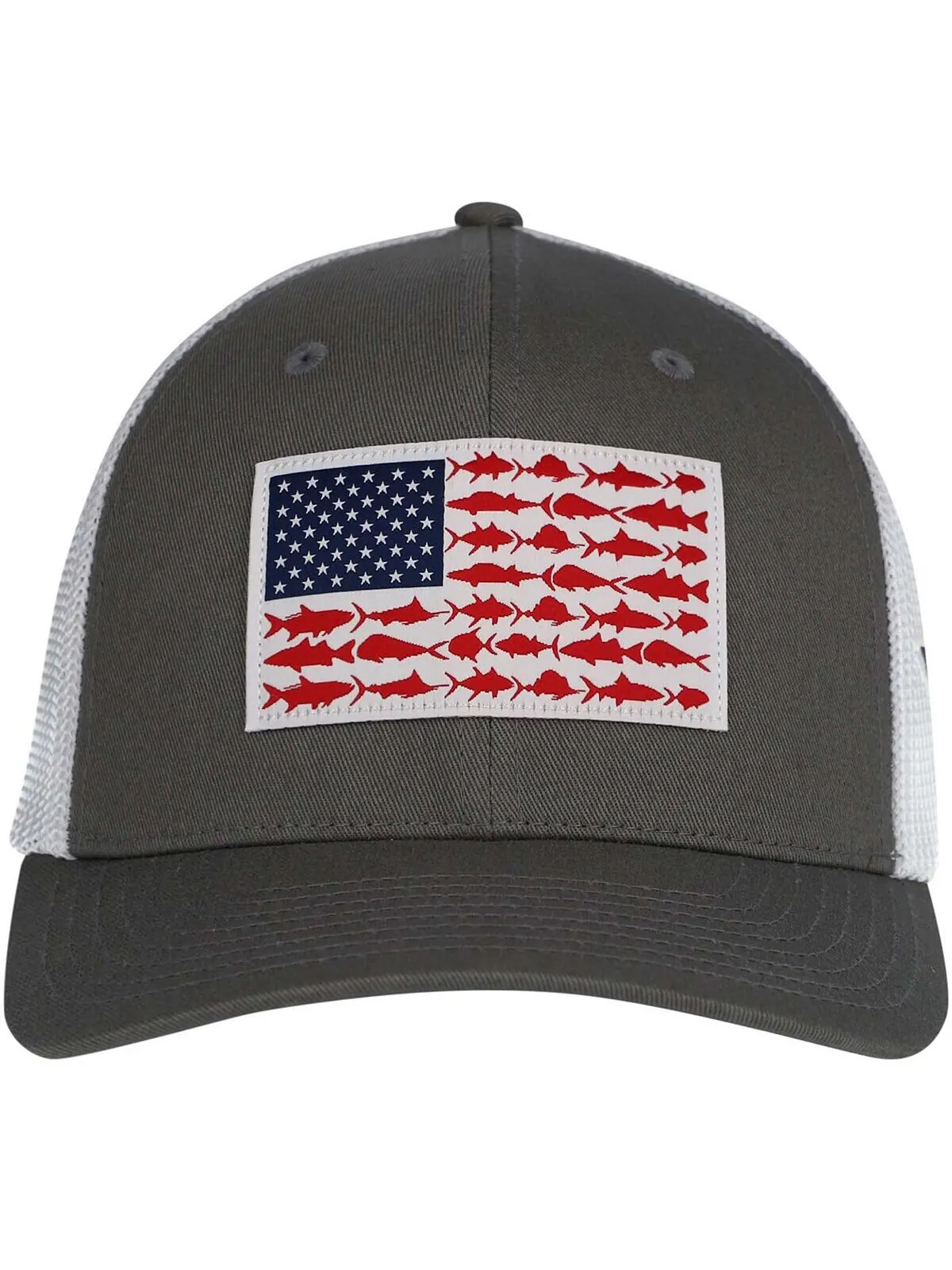 Мужская гибкая кепка с флагом Dallas Cowboys PFG Fish Columbia — изображение 2 из 4, серый