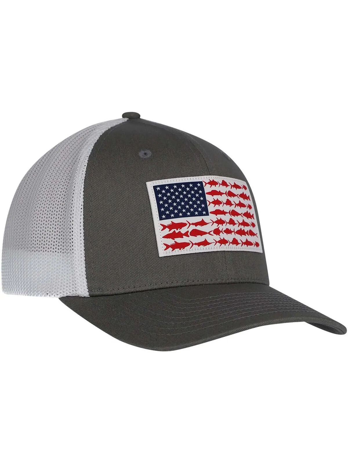 Мужская гибкая кепка с флагом Dallas Cowboys PFG Fish Columbia — изображение 3 из 4, серый