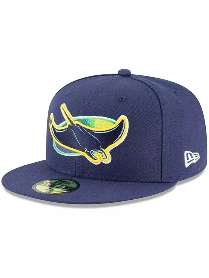 Мужская приталенная кепка Tampa Bay Rays Alternate Authentic Collection On-Field 59FIFTY New Era