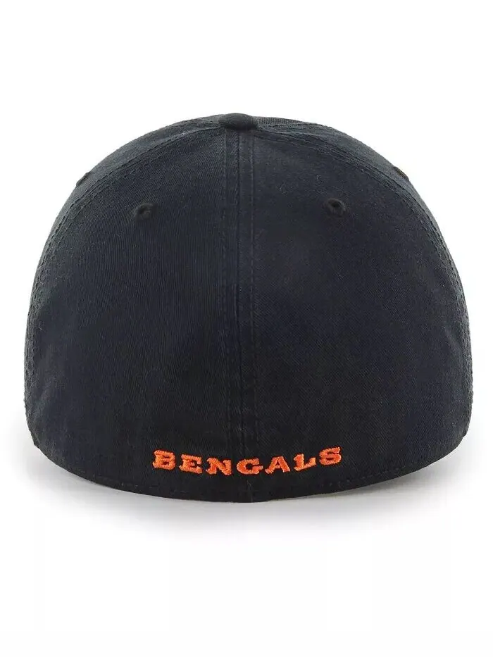 Черная мужская приталенная шляпа с логотипом Cincinnati Bengals Franchise '47 Brand — изображение 2 из 2