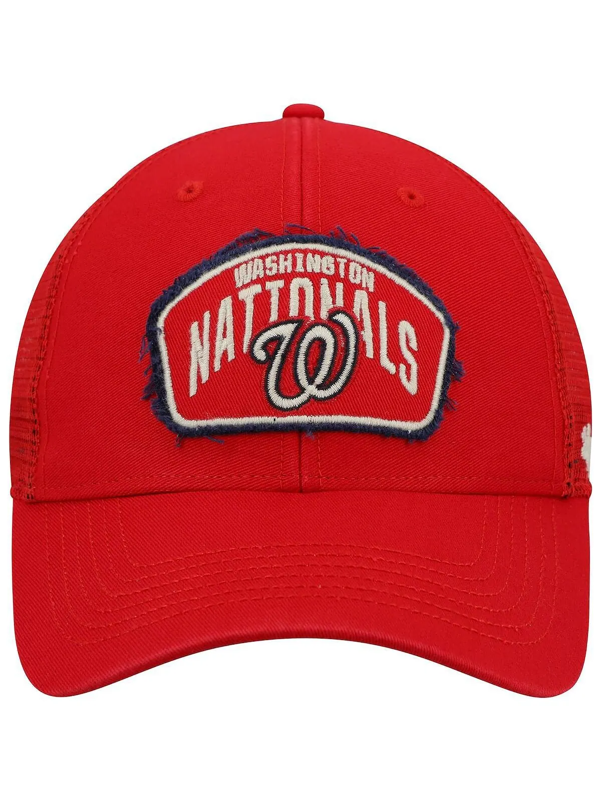 Мужская кепка Red Washington Nationals Cledus MVP Trucker Snapback '47 '47 Brand — изображение 2 из 4, красный