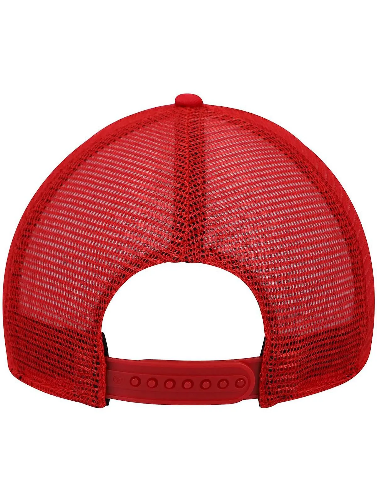 Мужская кепка Red Washington Nationals Cledus MVP Trucker Snapback '47 '47 Brand — изображение 4 из 4, красный