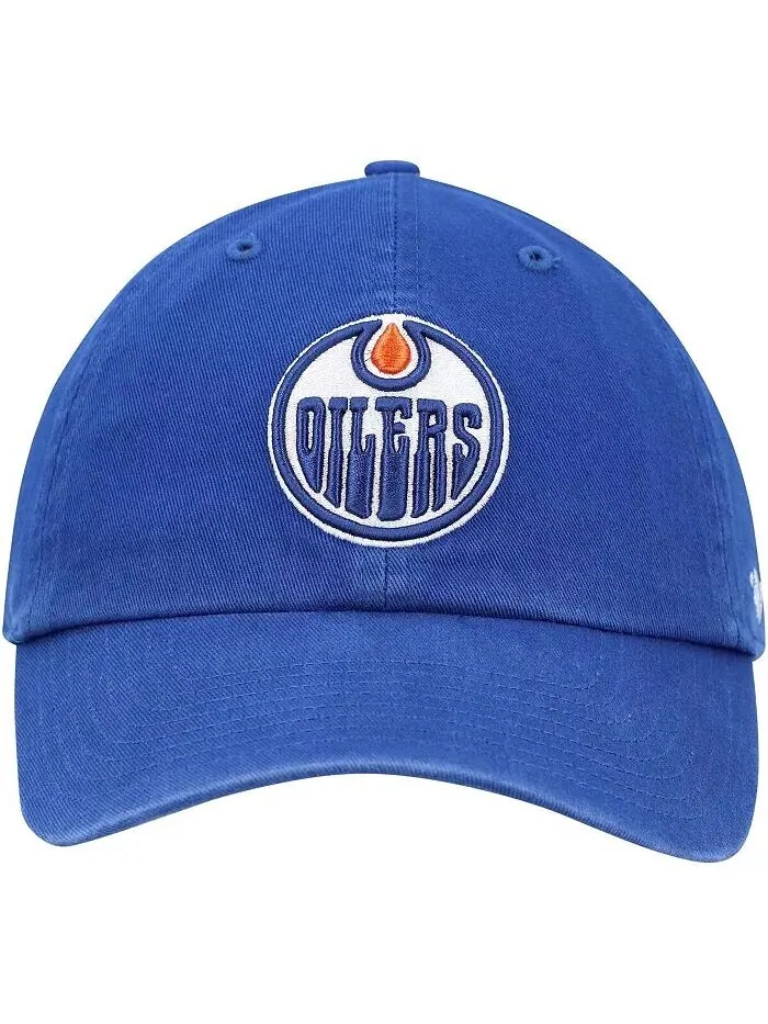 Мужская регулируемая кепка Royal Edmonton Oilers Clean Up '47 Brand — изображение 4 из 4