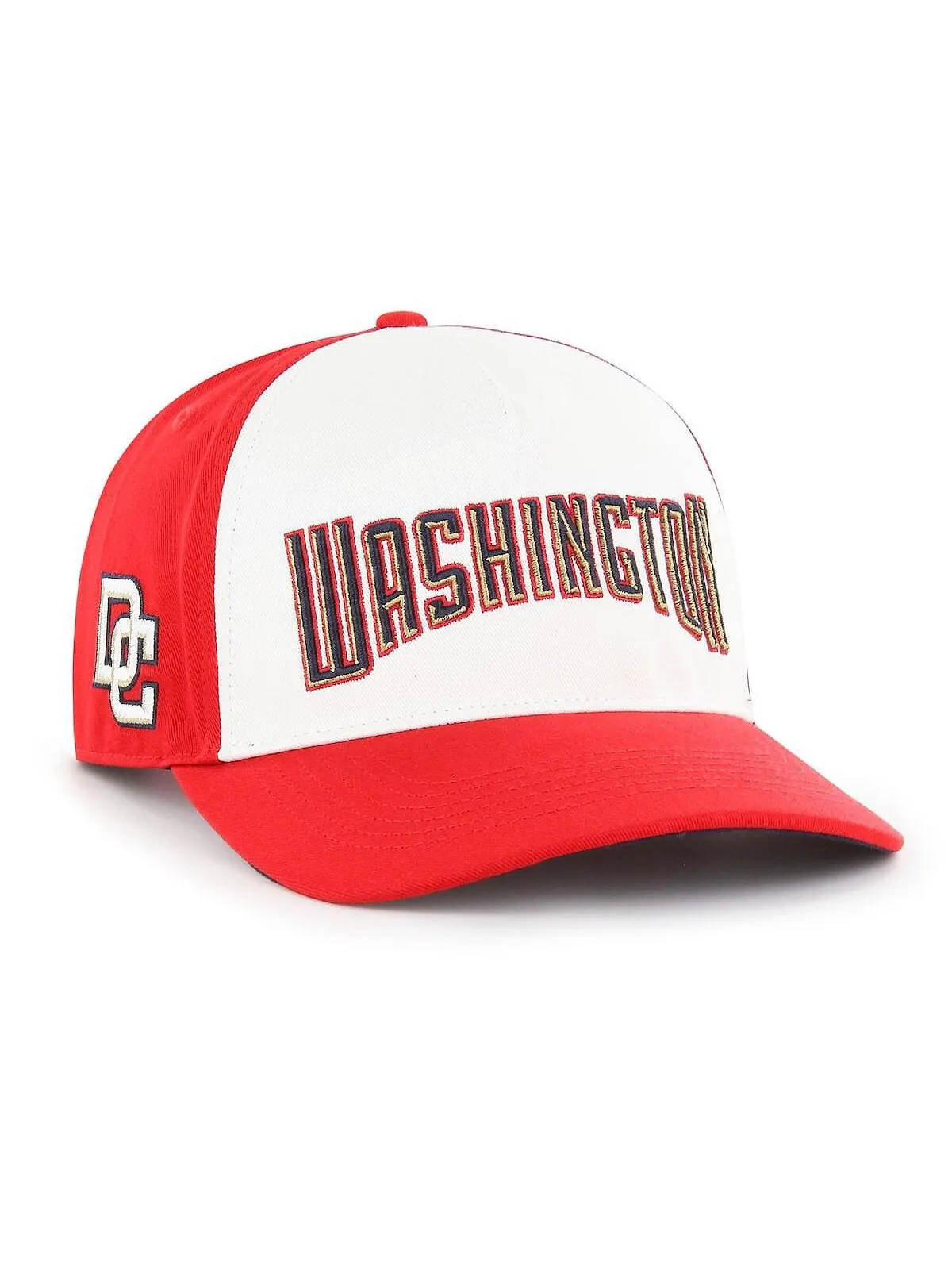Мужская красно-белая бейсболка Washington Nationals Cooperstown Collection в стиле ретро Contra