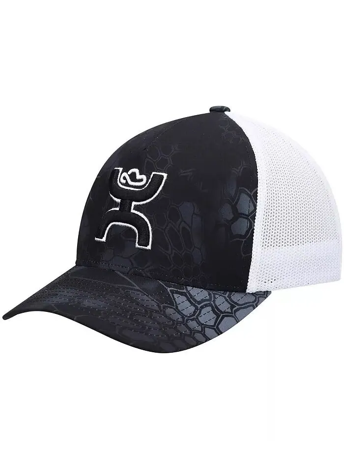 Мужская черно-белая кепка Bass Trucker Snapback Hooey — без цвета