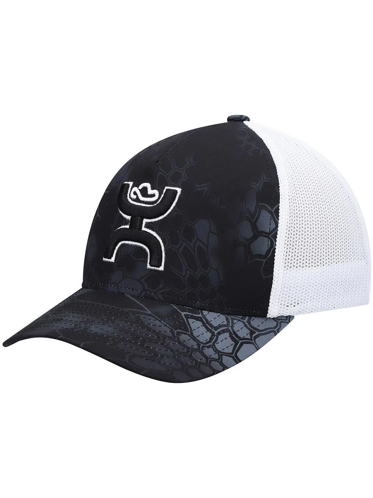 Мужская черно-белая кепка Bass Trucker Snapback Hooey — белый