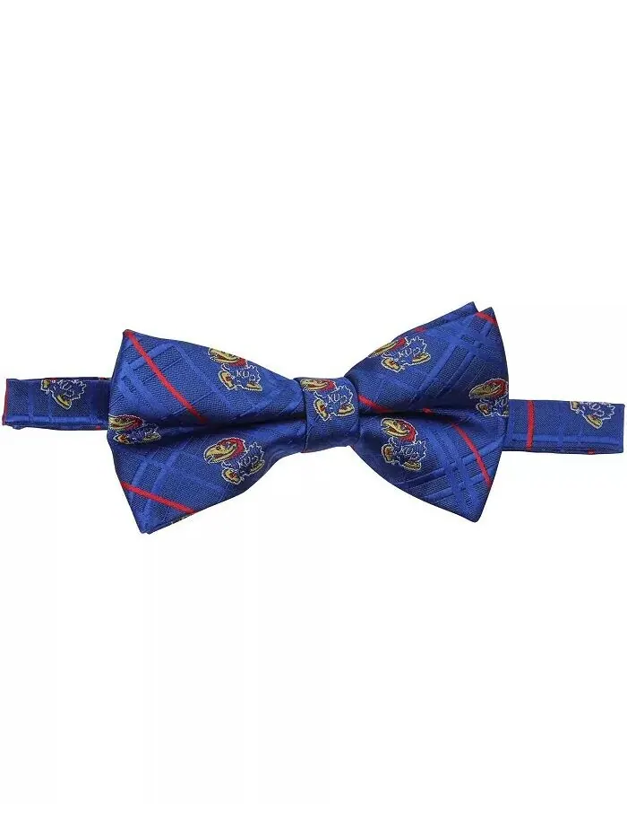 Мужской синий галстук-бабочка Kansas Jayhawks Oxford Eagles Wings — изображение 1 из 3