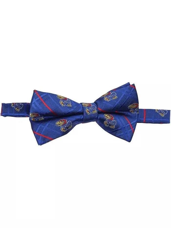 Мужской синий галстук-бабочка Kansas Jayhawks Oxford Eagles Wings — изображение 2 из 3