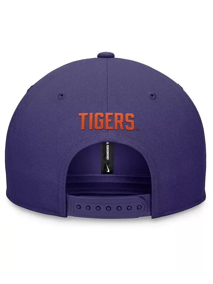 Мужская фиолетовая бейсболка Clemson Tigers Primetime Pro Snapback Nike — изображение 2 из 4