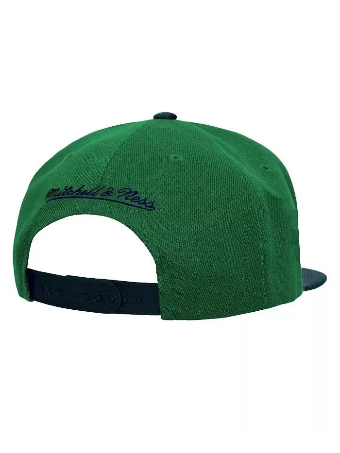 Мужская бейсболка Kelly Green Dallas Stars Core Team Ground 2.0 Snapback Mitchell & Ness — изображение 2 из 2