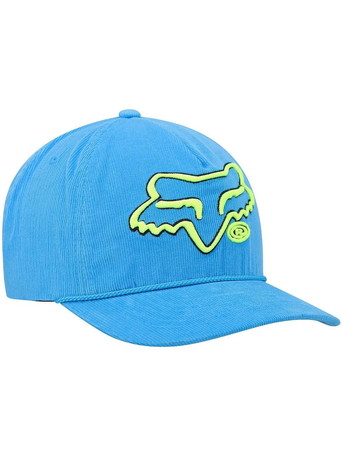 Мужская синяя кепка Snapback Racing с матовой отделкой Fox — изображение 3 из 4, синий