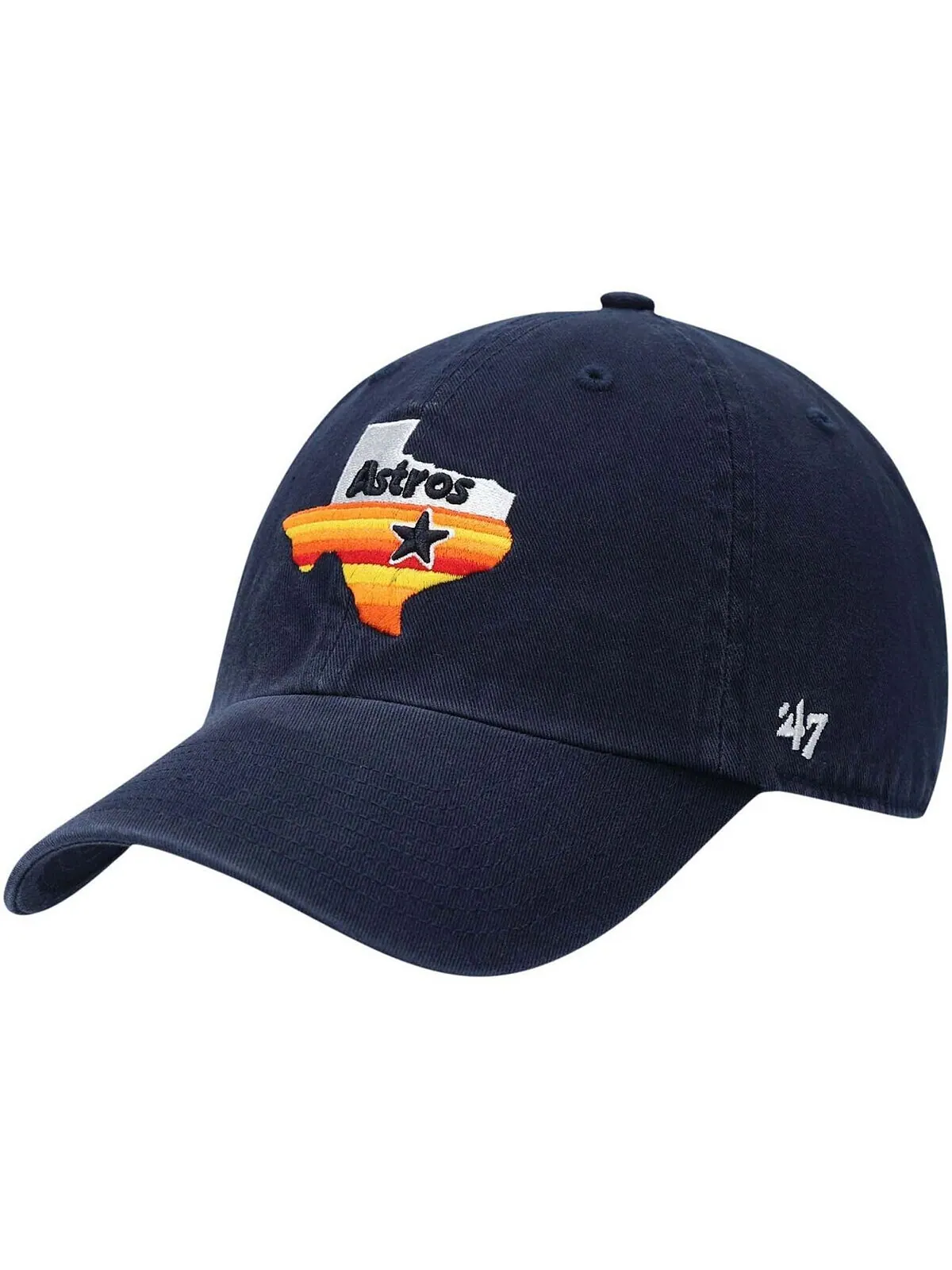 Мужская темно-синяя регулируемая шляпа с логотипом Houston Astros 1984 Cooperstown Collection Clean — изображение 1 из 4