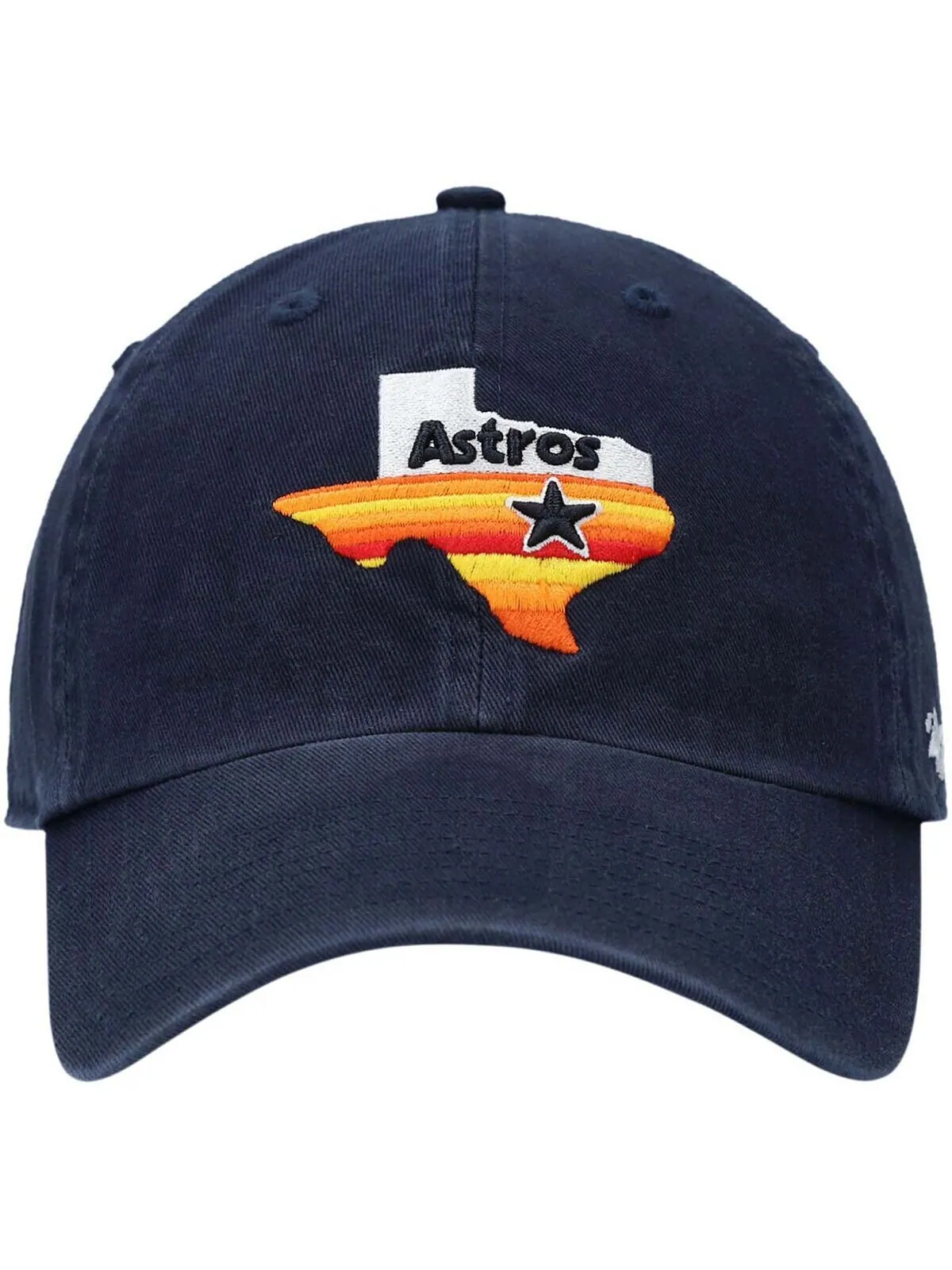 Мужская темно-синяя регулируемая шляпа с логотипом Houston Astros 1984 Cooperstown Collection Clean — изображение 2 из 4