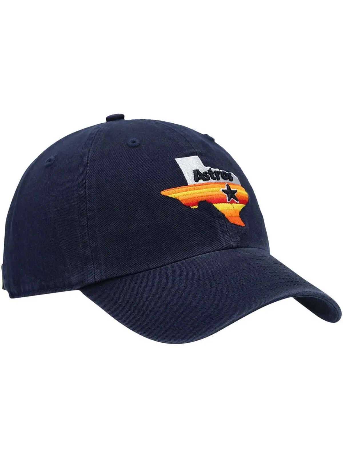 Мужская темно-синяя регулируемая шляпа с логотипом Houston Astros 1984 Cooperstown Collection Clean — изображение 3 из 4